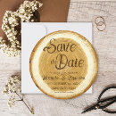 Search for wood slice save the dates Rustic