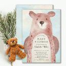 Search for sweet baby boy shower invitations Bear