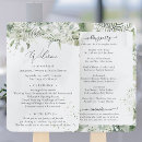 Search for floral programs wedding stationery Sage green