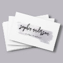 Search for silver brushed business cards Minimal