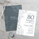 Search for slate grey invitations Floral