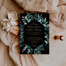Search for gold foil pressed wedding invitations Black and gold