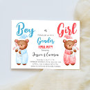 Search for boy or girl invitations Pink and blue