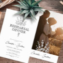 Search for greenery rehearsal dinner invitations Elegant