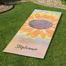 Search for sunflower yoga mats Watercolor