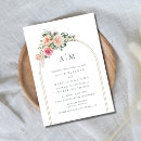 Search for floral arch wedding invitations Simple