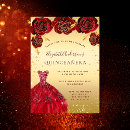 Search for quinceanera invitations gold