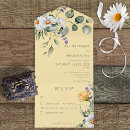 Search for yellow daisy invitations Modern