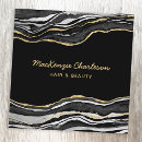 Search for black and gold marble business cards Agate