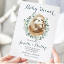 Search for rainforest baby shower invitations Sloth