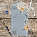 Search for white and yellow invitations Boho