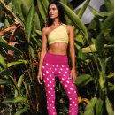 Search for pink polka dots leggings White