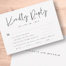 Search for name rsvp cards Black and white