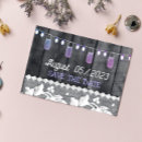 Search for black lace save the dates Purple