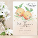 Search for sweet as a peach invitations Mother to be