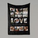 Search for love blankets photo collage