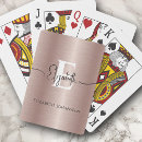 Search for rose gold playing cards Bridal shower