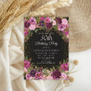Search for black and burgundy invitations Botanical