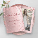 Search for chic sweet 16 invitations Rose gold