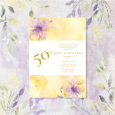 Search for gold 50th wedding anniversary invitations Watercolor