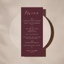Search for burgundy menus Minimalist