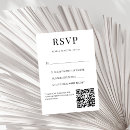 Search for plain white rsvp cards Simple