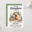 Search for the adventure begins baby shower invitations For kids