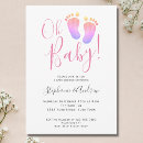 Search for girly baby girl shower invitations Watercolor