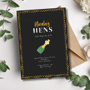 Search for champagne hens party invitations Bachelorette
