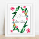 Search for tropical bridal shower welcome signs Watercolor