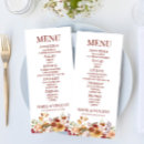 Search for burgundy menus Rehearsal dinner