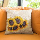 Search for sunflower cushions Vintage
