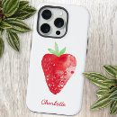 Search for red strawberry fruit iphone cases Modern