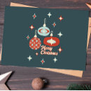 Search for mid century modern christmas postcards Atomic