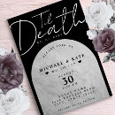 Search for til death do us part wedding invitations Dark
