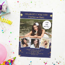 Search for navy blue and gold invitations High school