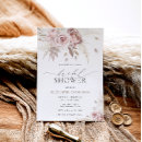 Search for dusty rose bridal shower invitations Pampas grass