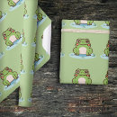 Search for frog wrapping paper Adorable