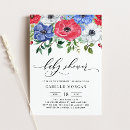 Search for red white blue baby shower invitations Watercolor
