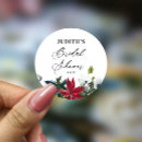 Search for bridal shower winter stickers Red