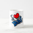 Search for i love my daddy mugs Red heart
