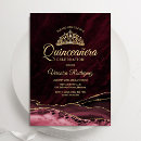 Search for wine quinceanera invitations For her