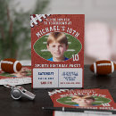 Search for american football birthday invitations Kids