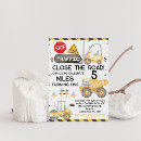 Search for closing invitations Close the road