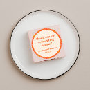 Search for orange round wedding stickers Simple