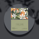 Search for flower pattern business cards Exotic