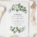 Search for eucalyptus leaves wedding invitations Watercolor