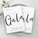 Search for black white gala invitations Corporate event