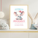 Search for pink elephant nursery art Kids room