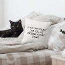 Search for cat cushions Black white